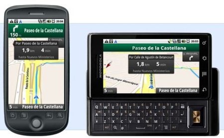 Presentación de Google Maps Navigation en España, síguela en twitter