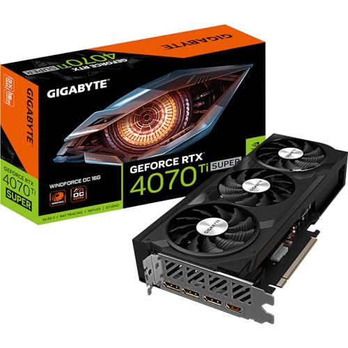 Gigabyte GeForce RTX 4070 Ti Super WINDFORCE OC 16G NVIDIA 16 Go GDDR6X