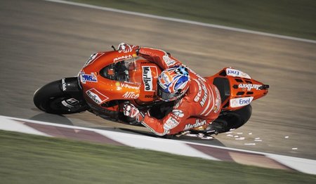 Casey Stoner en Qtar