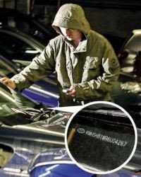 ¿Debería estar el número de bastidor visible?