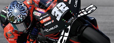 La última virguería técnica de Aprilia en MotoGP es este alerón trasero plano que están estrenando en Sepang