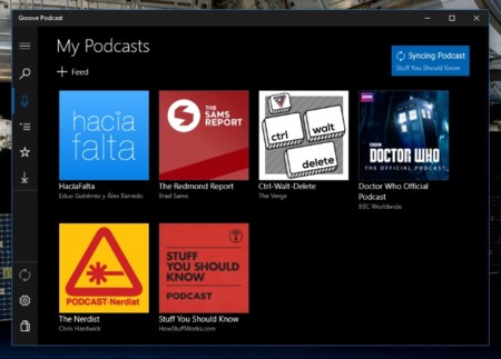 Groove Podcast, una app para escuchar podcasts en Windows 10 con la misma interfaz que Groove Music