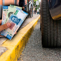 Multa de hasta 2,346 pesos por estacionarse despegado de la banqueta en CDMX: esta es la distancia mínima que pide la ley 
