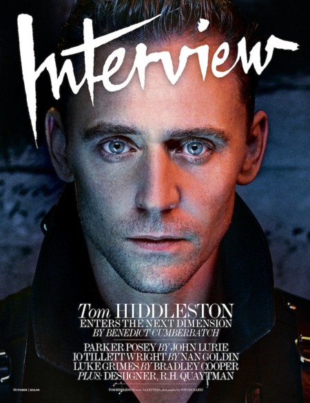 Tom Hiddleston, en cueros para Interview Magazine y con Benedict Cumberbatch preguntando