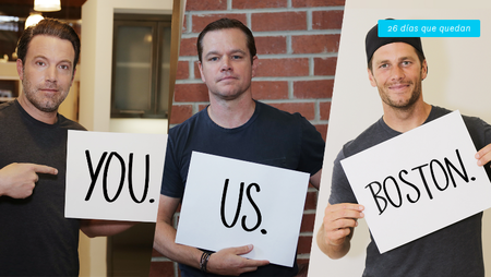 Matt Damon, Ben Affleck, Tom Brady y el comer pizza con ellos en Boston