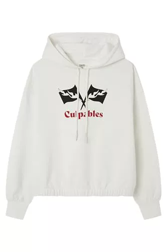 Springfield Sudadera para Mujer con Capucha Estampado Frontal