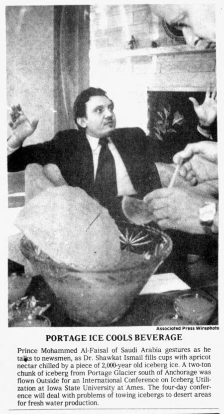 Un iceberg de mil años que solo sirvió para enfriar el ponche