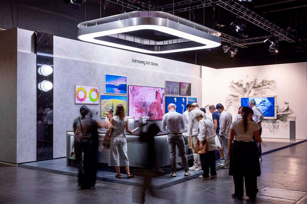 Más de 5.000 obras de 800 artistas en un único marco: Samsung ha llevado su Art Store a una de las ferias de arte más importantes del mundo 
