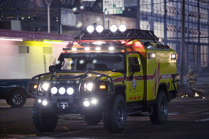 Autobot Ratchet Hummer H2 Rescue Vehicle