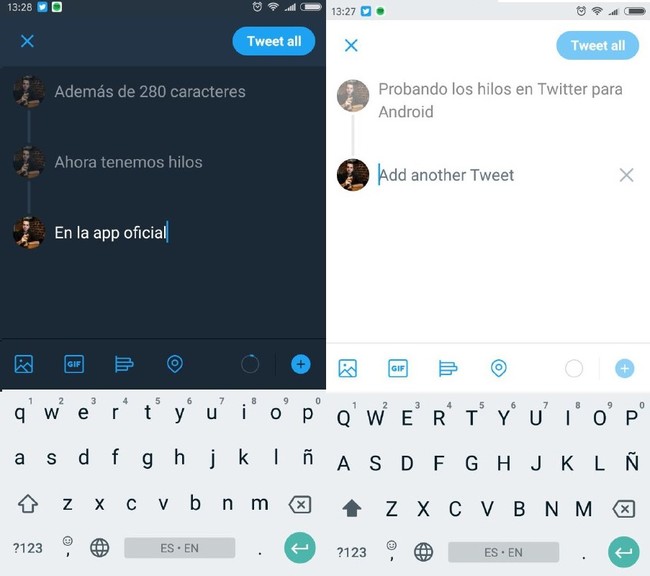 Hilos Twitter