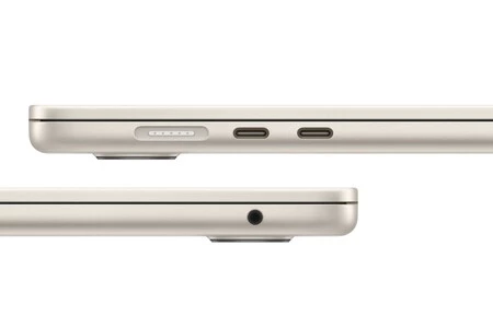 MacBook Air M2 および M3 のポート (画像: Apple)