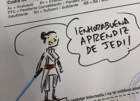 Las geniales calificaciones 'Star Wars' en forma de cómic de un profesor de sociales a sus alumnos