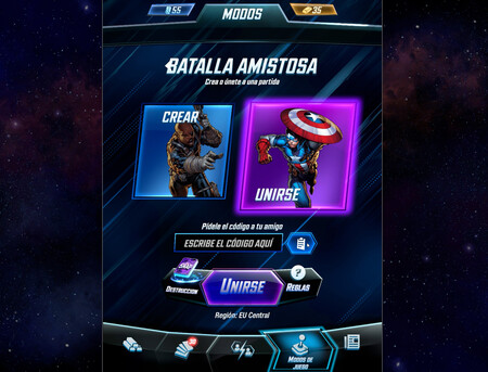 Unirse A Batalla Amigos