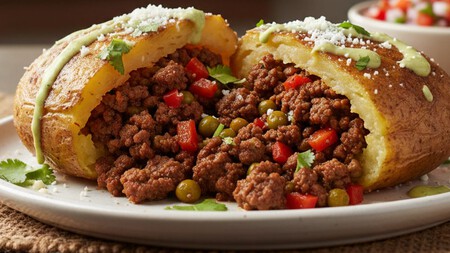 Papas rellenas con carne molida: una receta fácil, rápida, económica, rendidora y para comer cualquier día
