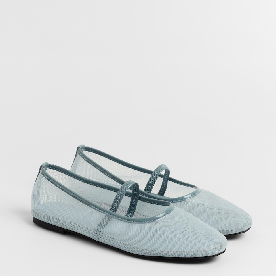 Mim
Bailarinas de mujer con tira elástica y punta redonda