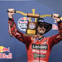 "Esto va por vosotros". Pecco Bagnaia le dedica su victoria en el rancho de Marc Márquez a los que dudaron de él a principios de año 