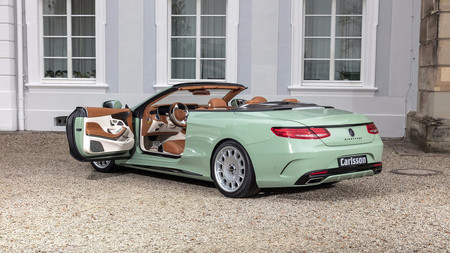 Carlsson convierte el Mercedes-Benz Clase S Cabrio en un helado de menta