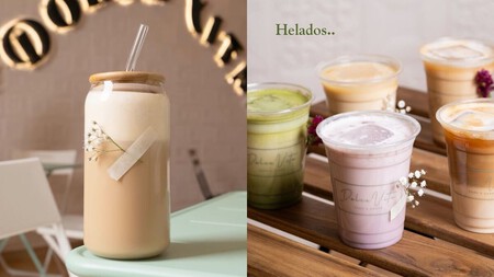 Bebidas con flores de Dolce Vita.