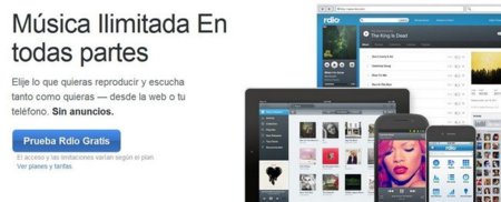 Rdio llega a España, más música en streaming en nuestros ordenadores y dispositivos móviles