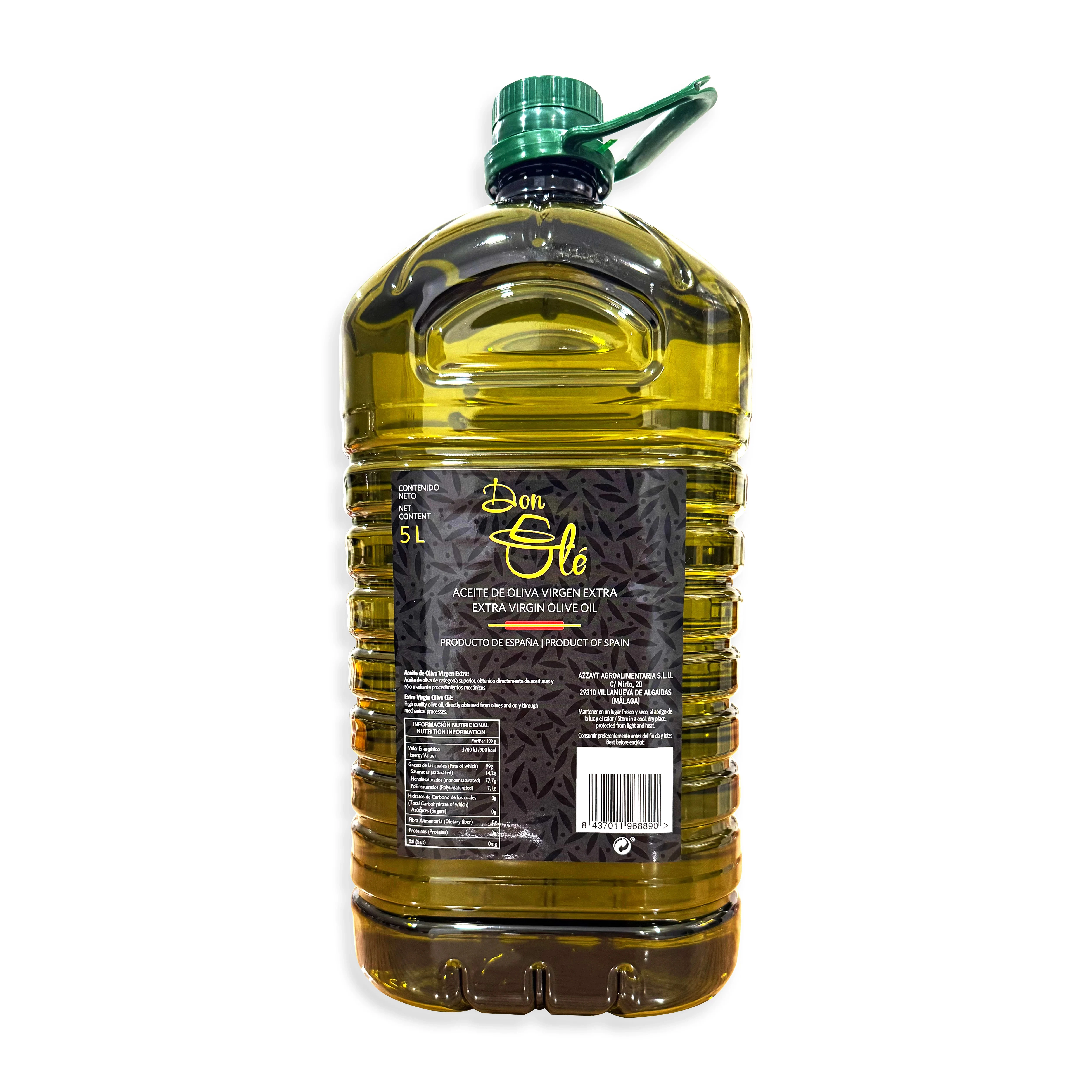 Aceite de Oliva Virgen Extra 5 Litros Picual Don Olé