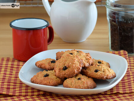 Galletas de avena con pasas