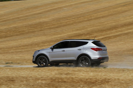 Hyundai Santa Fe, vista lateral