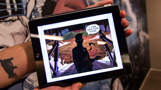 Marvel Unlimited. Es un iPad, pero es lo que toca