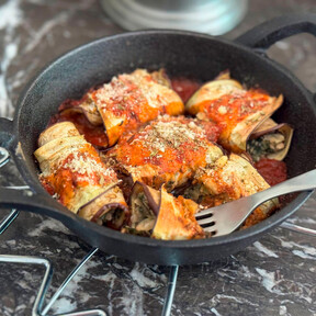 Rollitos de berenjena, una receta fácil y saludable que puede adaptarse a todos los gustos 