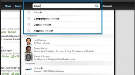 La búsqueda dentro de LinkedIn recibe mejoras y se hace más inteligente