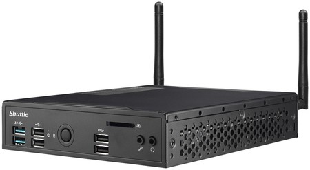 Los mini-PC Shuttle DS10 llegan dispuestos a conquistar tu salón con CPUs Intel Whiskey Lake, sin ventiladores y puertos M.2