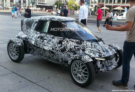 Cazado un pequeño Audi ¿eléctrico?