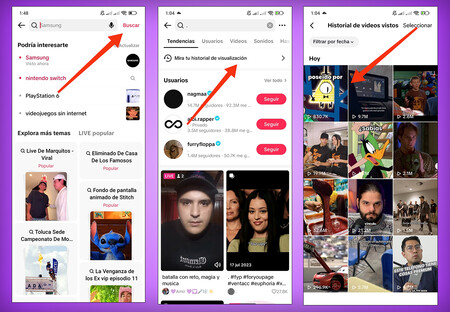 Tiktok Historial De Videos