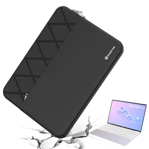 Smatree Funda protectora para portátil LG Gram Style 14 OLED de 35.6 cm para LG gram 14 o 2 en 1, con bolsillo para accesorios, cremallera YKK, diseño patentado Super Corner (E413)