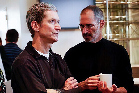 Tim Cook Con Steve Jobs