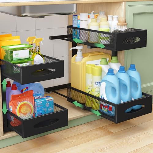 Kitstorack Organizador Bajo Fregadero de Metal