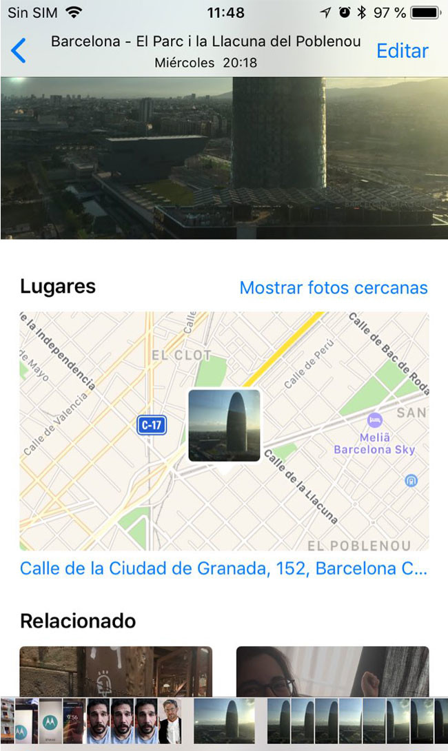 Cómo ver dónde se ha hecho una foto, con sus metadatos