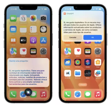 Siri 形式の ChatGPT または iPhone のショートカットとして。