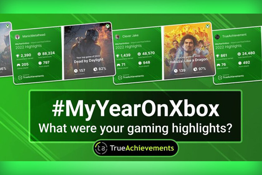 Ya puedes ver el resumen de los juegos que más jugaste en Xbox con My Year en Xbox 2022