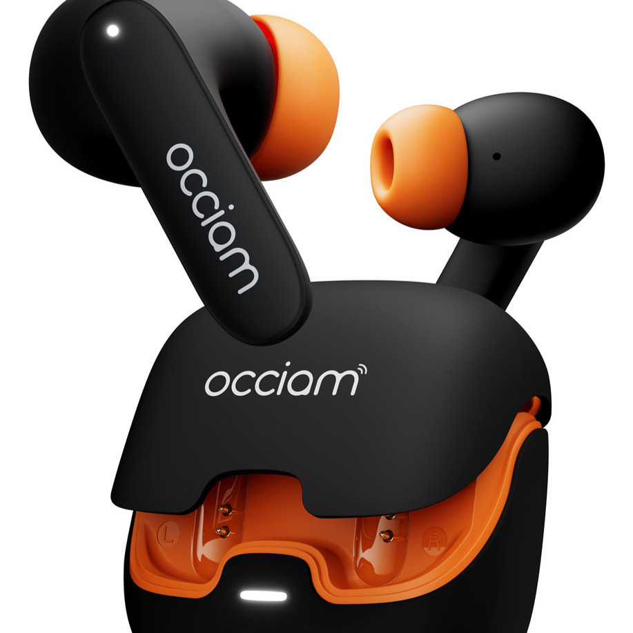 Audífonos inalámbricos bluetooth Occiam S36 In Ears, Color Negro - 100 horas de reproducción total