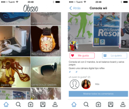 Obsso, un mercado "P2P" de intercambio desde tu móvil