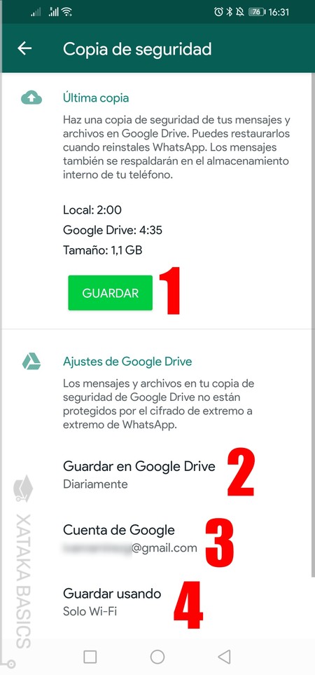 Copias de seguridad en WhatsApp qué son qué límites tienen y cómo hacerlas en Android e iOS