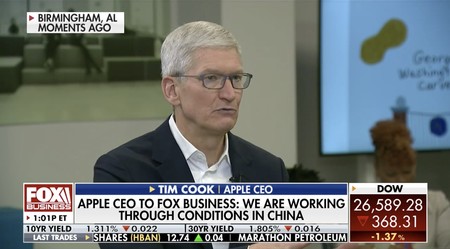 Tim Cook afirma que China está recuperando el control tras el coronavirus