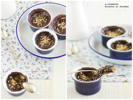 Crumble de plátano y Nutella. Receta