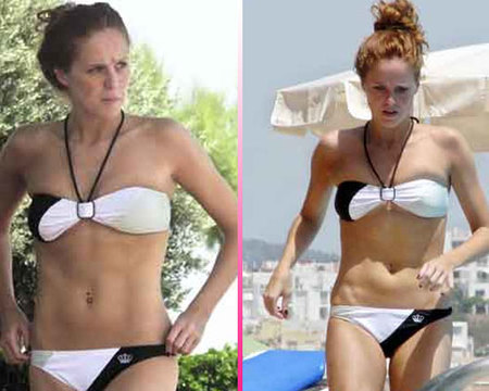 María Castro trabaja y se relaja en Ibiza
