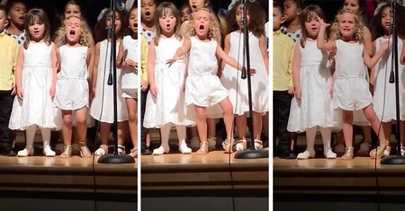 Cuando cantar es tu pasión: con solo 4 años se gana a los espectadores con la canción de Moana (Vaiana)