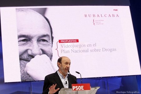 Videojuegos igual a droga en el programa de Rubalcaba