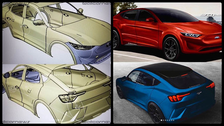 ¡Al desnudo! Por fin podemos ver el SUV eléctrico Ford Mach E al descubierto en estos modelados CAD