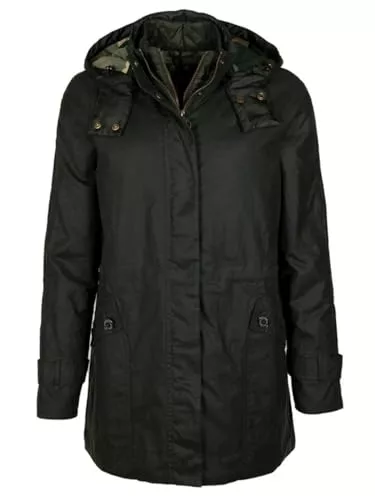 Barbour Cannich Wax - Chaqueta encerada para mujer, Sg51sage Ancient, 38