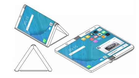 Motorola patenta un sistema para "reparar" con calor las pantallas de los móviles plegables