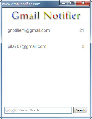 Gmail Notifier, monitorizando cuentas desde Windows